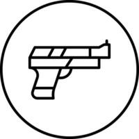 icono de vector de pistola