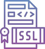 SSL File Vector Icon