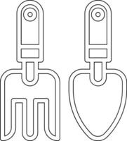 Farm Fork Vector Icon