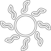 Sun Vector Icon