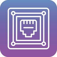 Telephone Socket Vector Icon