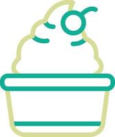 Ice Cream Cup Vector Icon