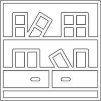 Library Cabinet Vector Icon