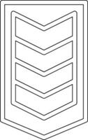 Army Chevron Vector Icon