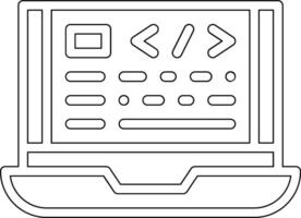 Web Coding Vector Icon