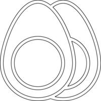 Boiled Egg Vector Icon