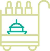 Serving Cart Vector Icon