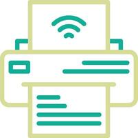 Smart Printer Vector Icon