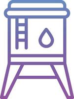 Water Tank Vector Icon