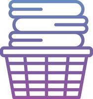 Clothes Basket Vector Icon