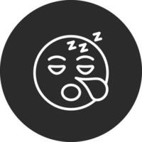 Sleepy Face Vector Icon