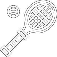 tenis raqueta vector icono