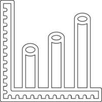 Cylindrical Bars Vector Icon