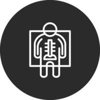 Man X ray Vector Icon