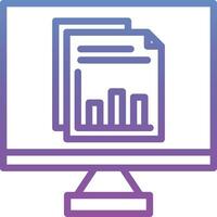 Online Statistics Vector Icon