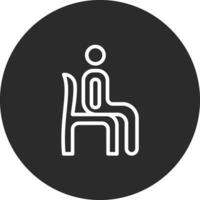 Sitting Vector Icon