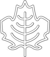 Maple Leaf Vector Icon