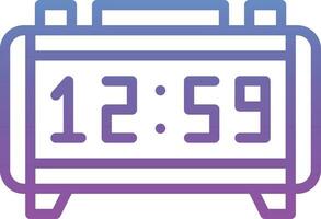 Digital Clock Vector Icon
