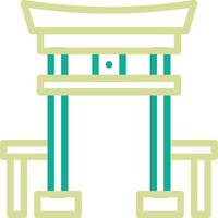 Torii Gate Vector Icon