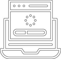 Web Loading Vector Icon