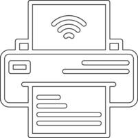 Smart Printer Vector Icon