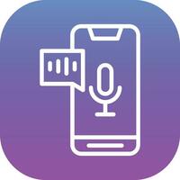 Voice Assistant Vector Icon