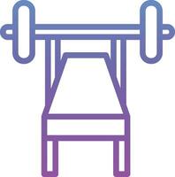 Bench Press Vector Icon