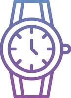 icono de vector de reloj de pulsera