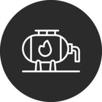 Gas Storage Vector Icon