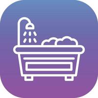 Bathtub Vector Icon