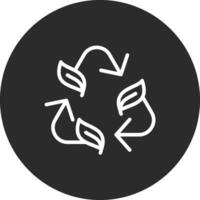 Leaf Recycle Vector Icon