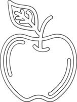 icono de vector de manzana