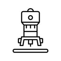 Wood Router icon. outline icon vector