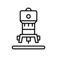 Wood Router icon. outline icon vector