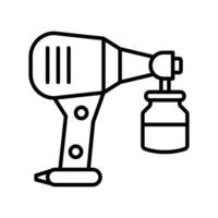 Paint Spray icon. outline icon vector