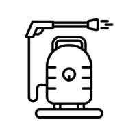 Power Wash icon. outline icon vector