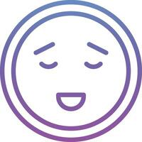 Calm Emotion Vector Icon