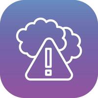 Weather Alert Vector Icon
