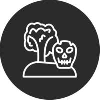 Skull Island Vector Icon