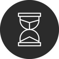 icono de vector de reloj de arena