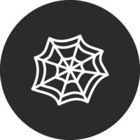 icono de vector de tela de araña