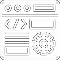 Code Settings Vector Icon