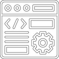 Code Settings Vector Icon