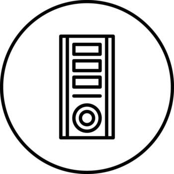 Computer Tower Vector Icon