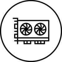Graphics Card Vector Icon