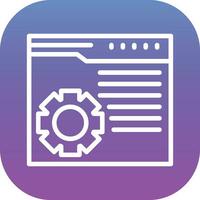 Web Maintenance Vector Icon