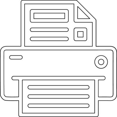 Printer Vector Icon