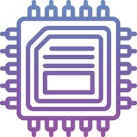 CPU Processor Vector Icon