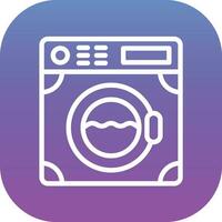 Laundry Machine Vector Icon