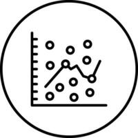 Scatter Plot Vector Icon